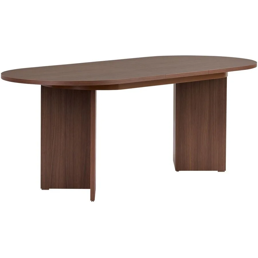 Esstisch Georis Milano Nussbaum 100% Melaminbeschichtete Spanplatte B 160 T 90 cm