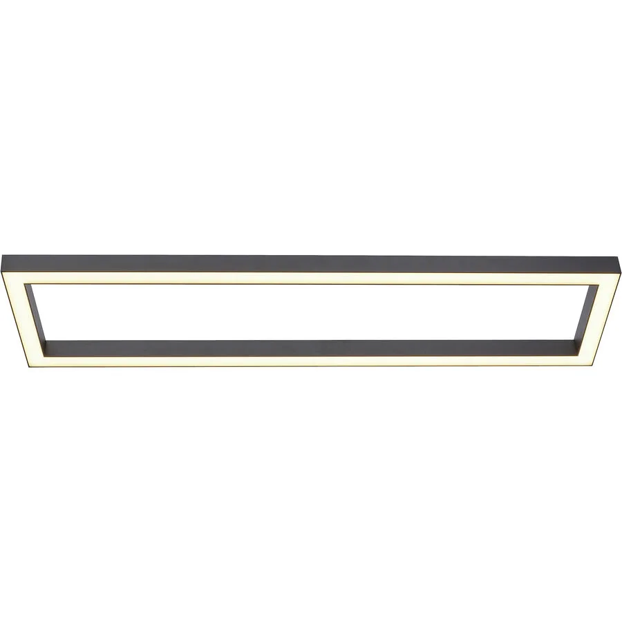 Lines Square LED-Deckenlampe, 110cm, graphite, Remote - PURE PURE Lines Square - Wohnzimmer - Modern - Metall - Eckig