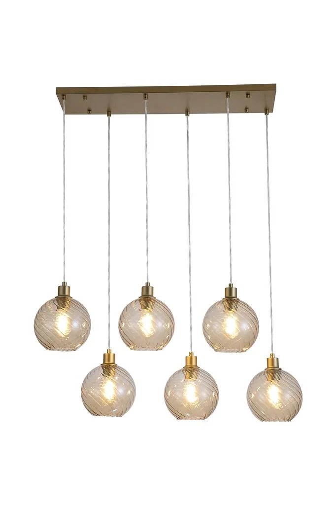 Searchlight - Radiance 95cm - Taklampa - Guld