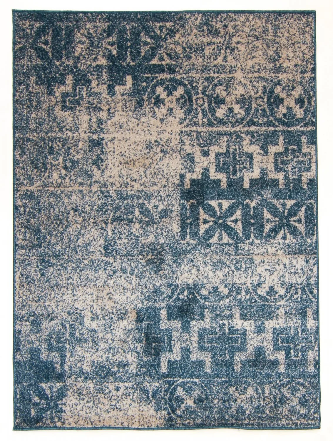 Wilton-teppe - Giana (blå) (Størrelse: 160 x 220 cm)