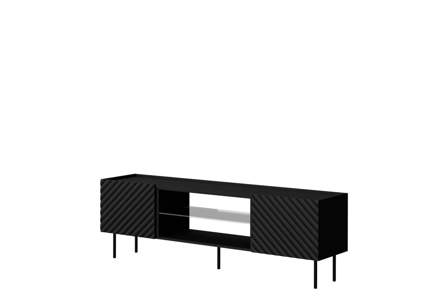 Munkedal Tv-bänk 181 cm - Svart