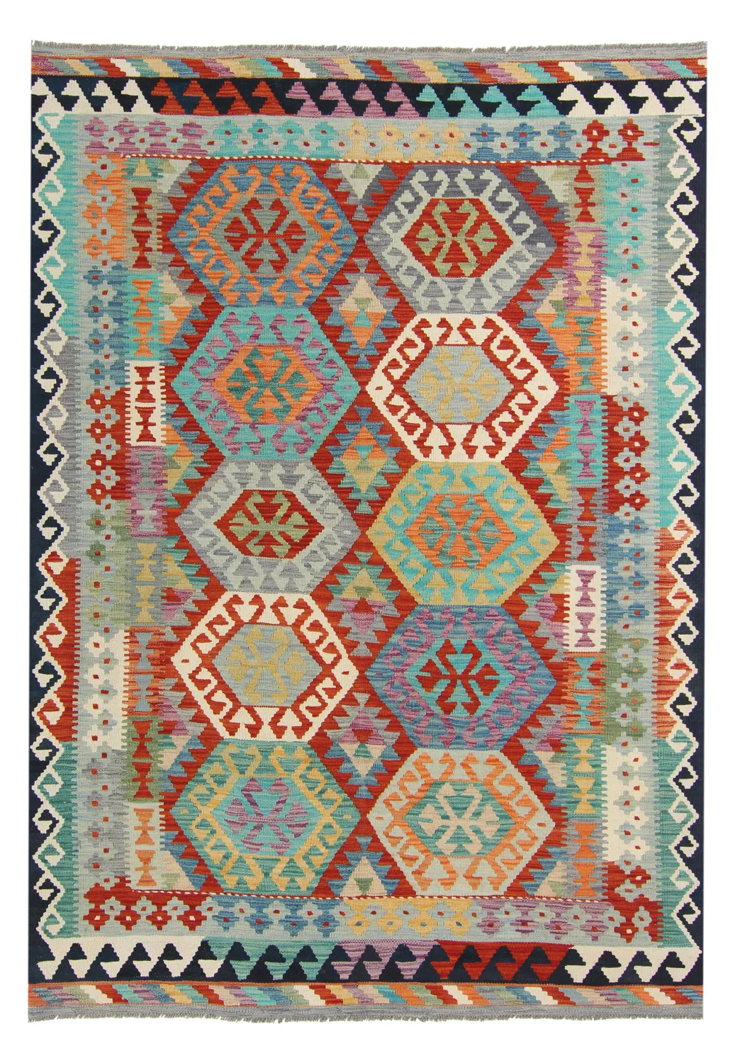 Orientalsk kelimteppe 240 x 169 cm (Størrelse: 240 x 169 cm)