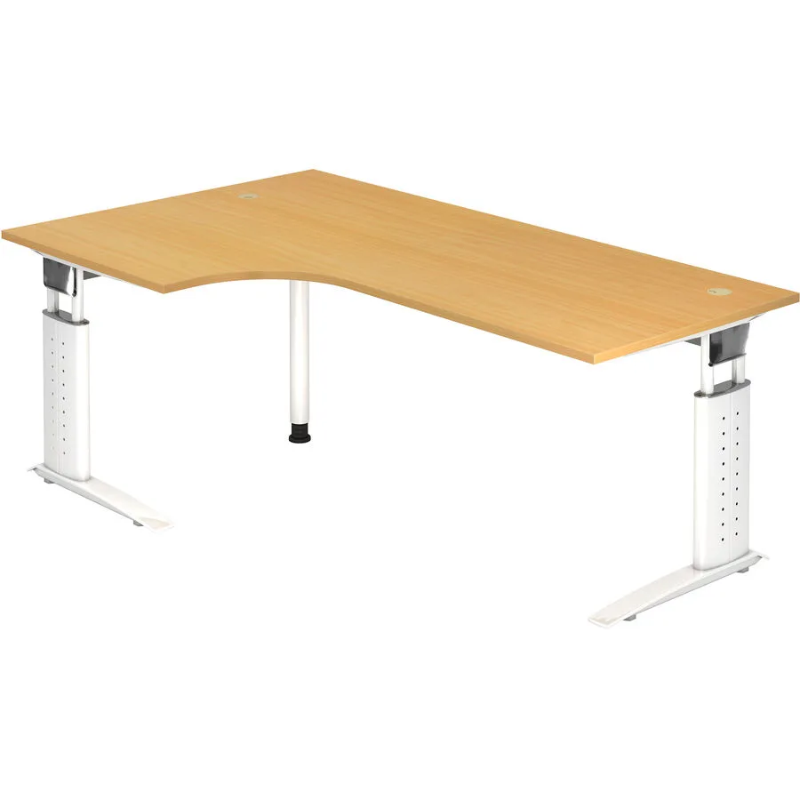 Schreibtisch Office Buche Dekor Holzwerkstoff B 200 T 120 cm