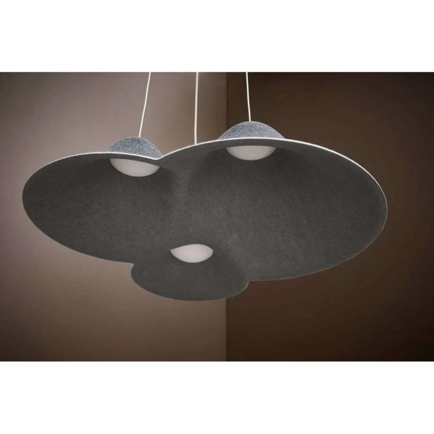 Panorama Pendel Small Mix Black/Grey - Loom Design - Stue - Aluminium