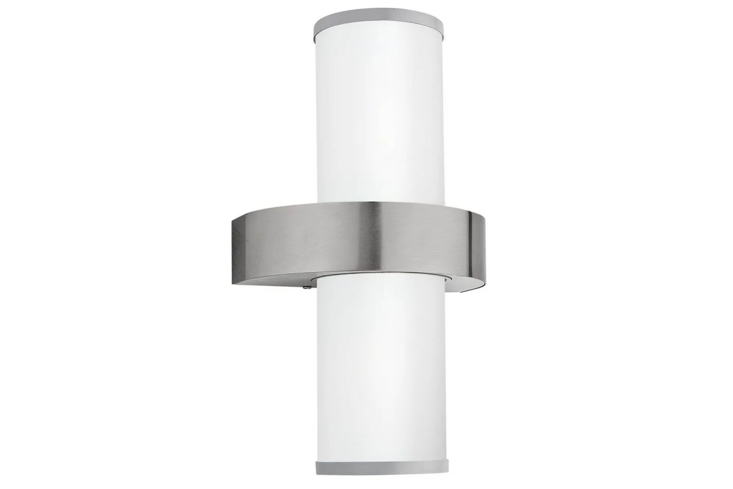 Vägglampa Utebelysning Eglo Beverly - Silver/Vit