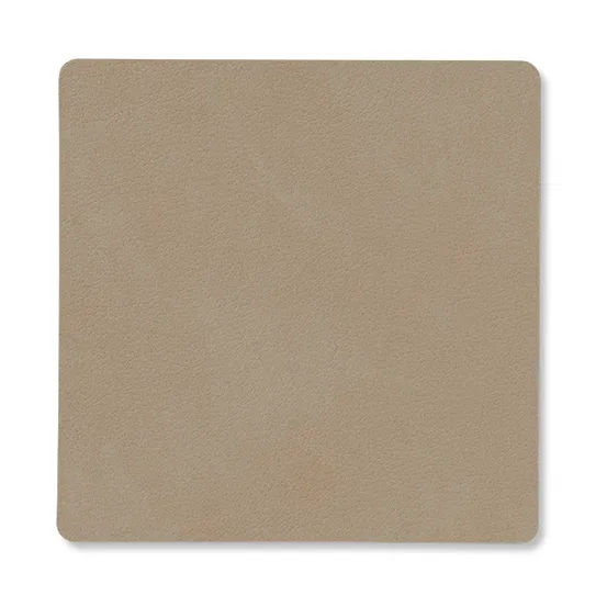 LIND DNA Nupo Glasuntersetzer square Clay brown