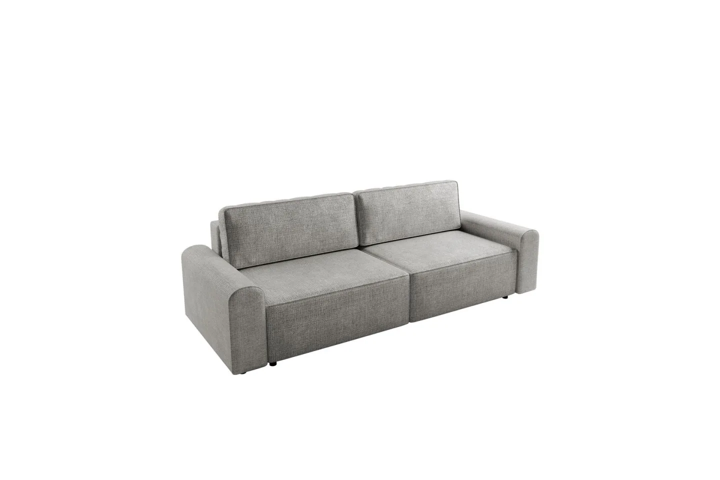 Bella Bäddsoffa 3-sits i Plysch - Grå