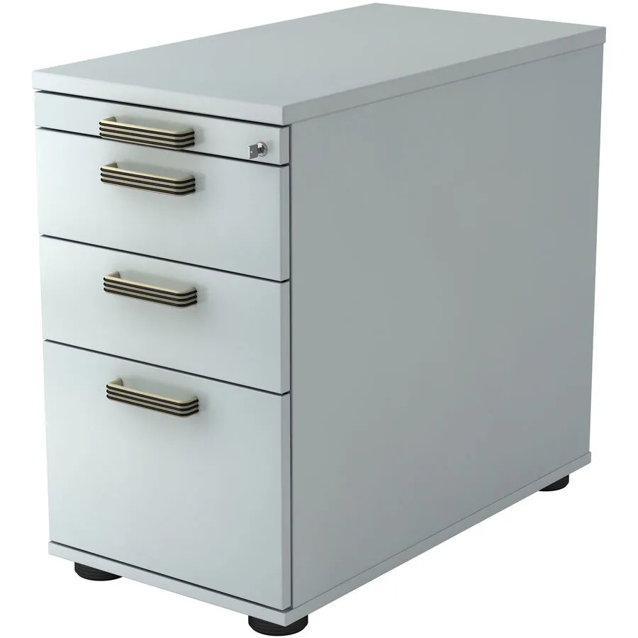 Standcontainer Office grau Holzwerkstoff B 42.8 H 76 cm