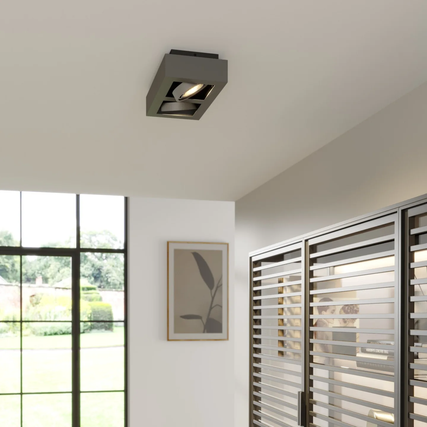 Ronka 2 Loftlampe Mørk Grå - Arcchio - Stue - Moderne - Metal - Kantet