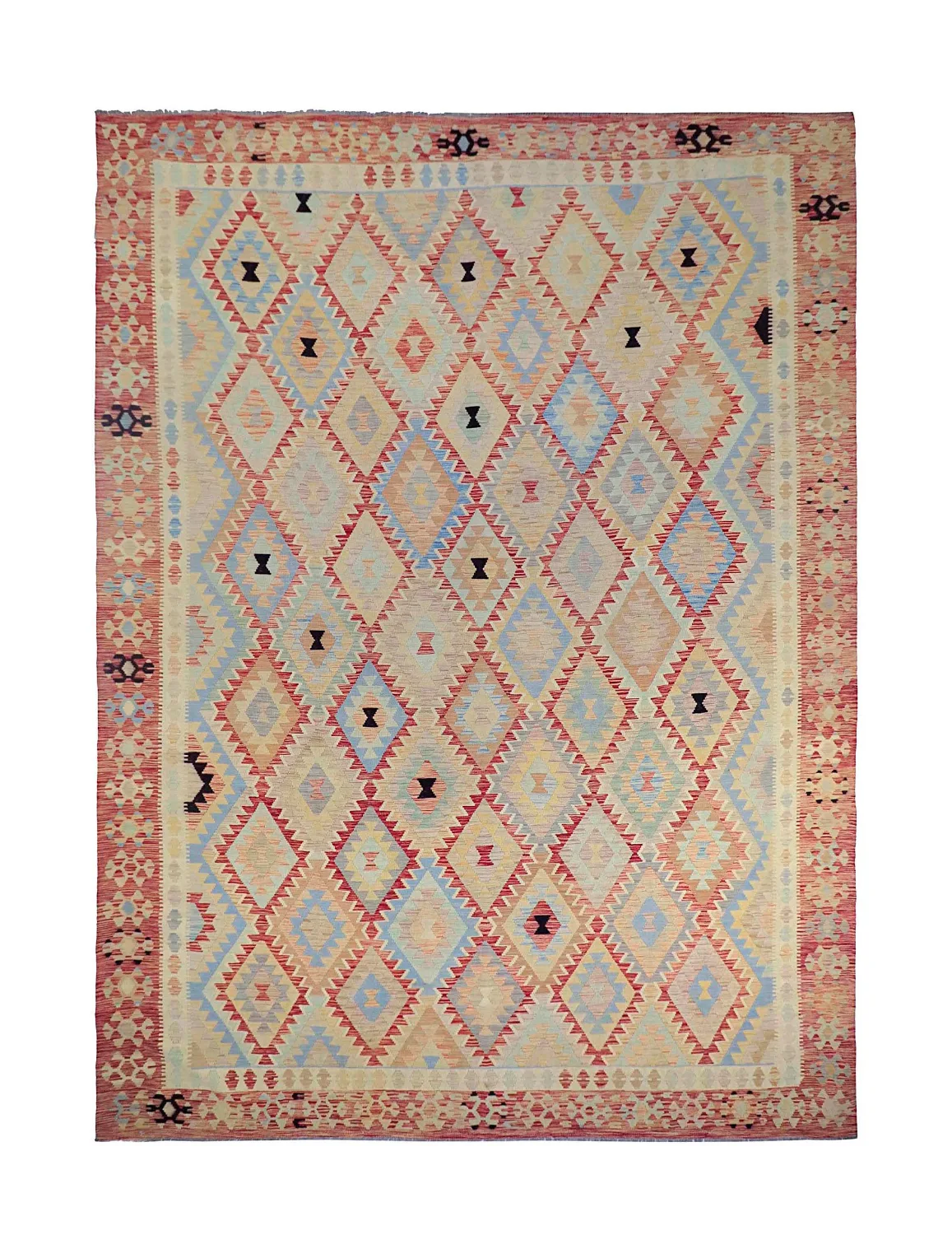 Orientalsk Teppe - Vegi Kelim Hand Woven - 313 x 427 cm (Størrelse: 313 x 427 cm)