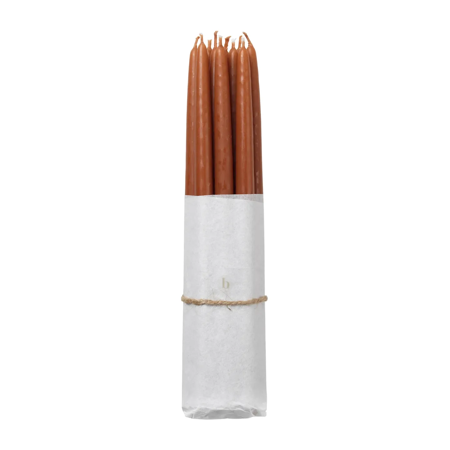 Broste Copenhagen Broste Copenhagen gegossene Kerzen 10er Pack Terracotta