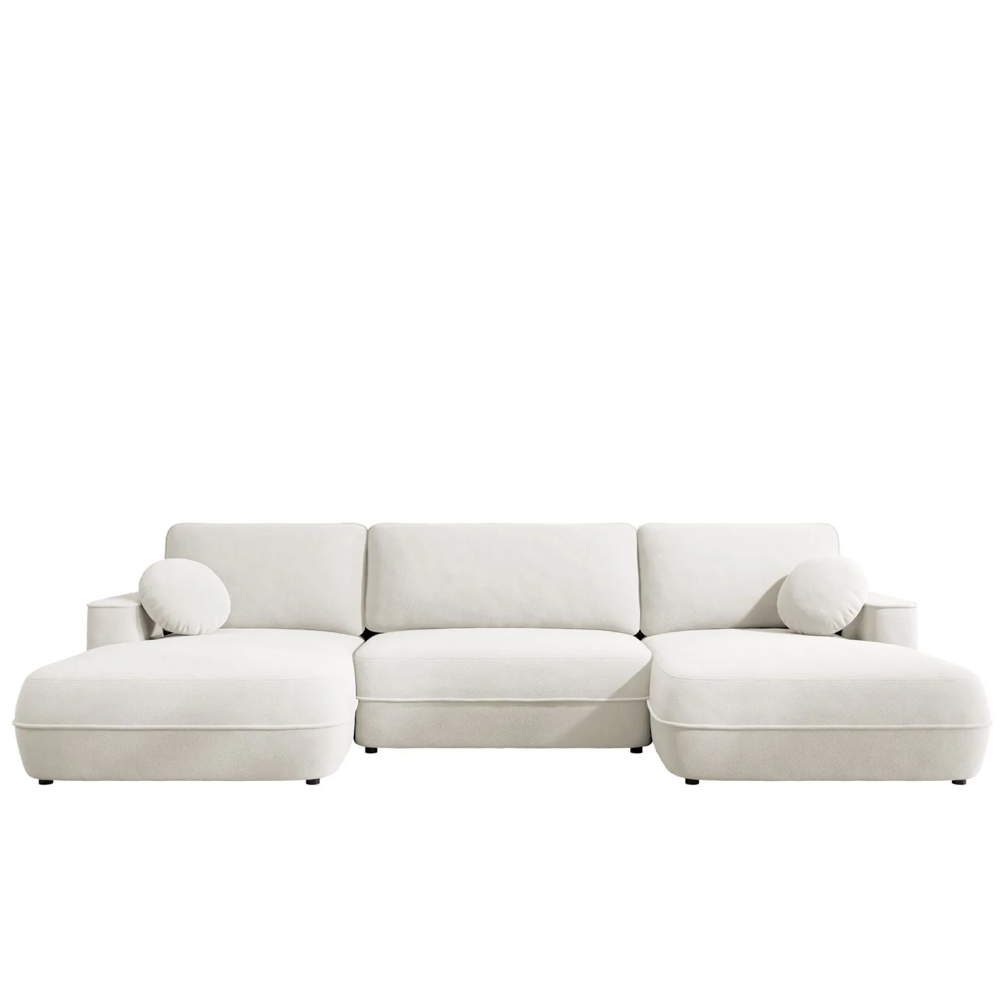 Uppland Bäddsoffa Dubbeldivan 5-sits - Vit