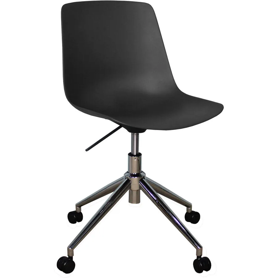Bürostuhl Livio schwarz Polypropylen H 82.5 cm