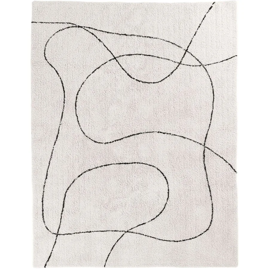 Teppich Salyon nature Anderes Muster Baumwolle 200 x 300 cm