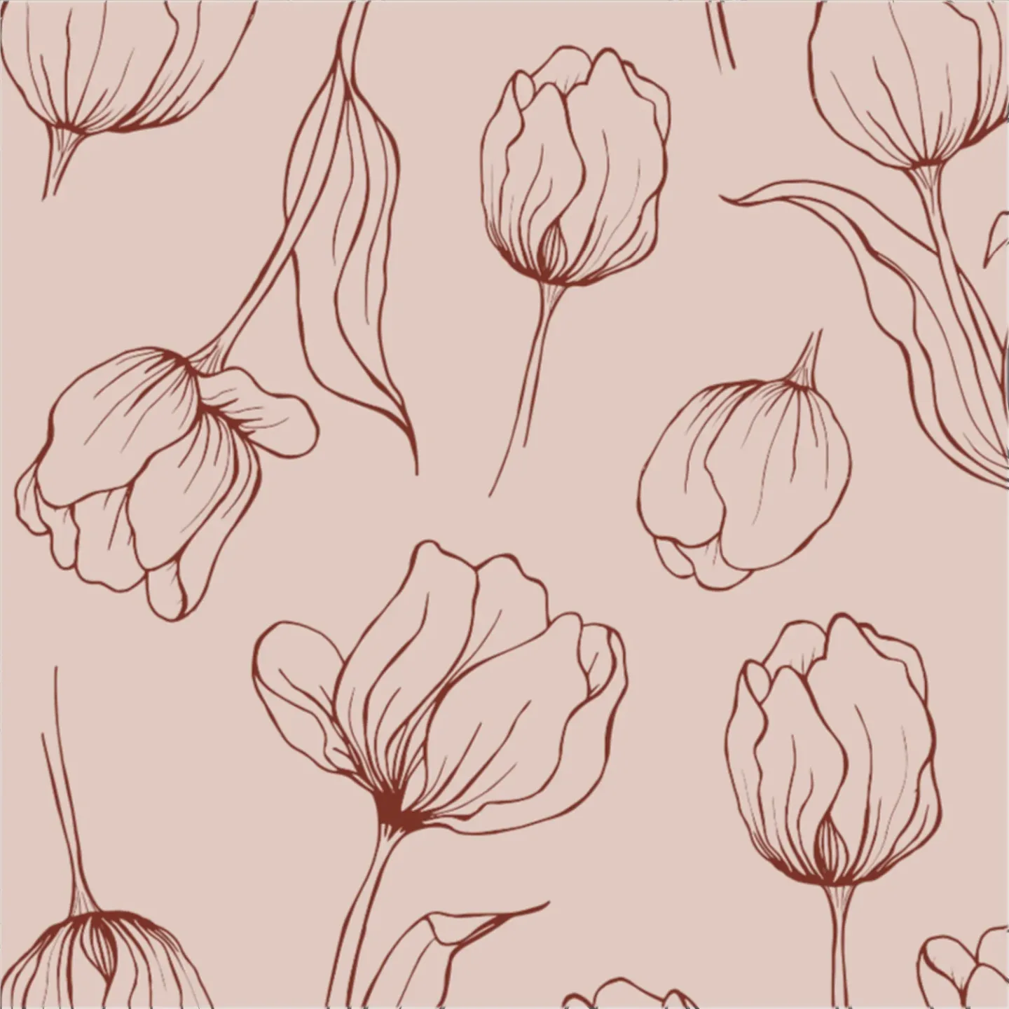 Cooee Design Tulipa Servietten 33 x 33cm Blush