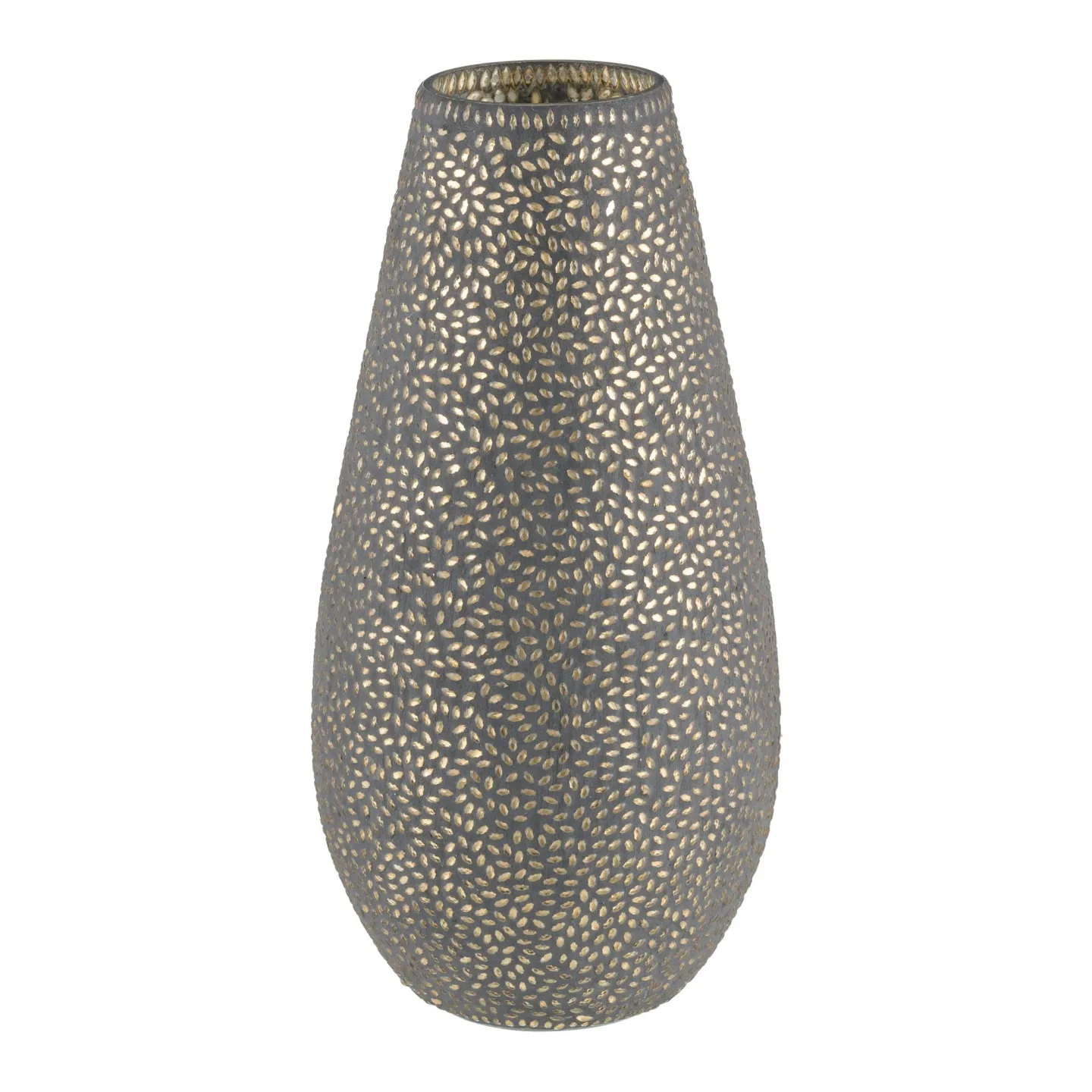 Gasper Vase Black Nights, Mosaik, Schwarz H: 30 cm | Schubiger Möbel