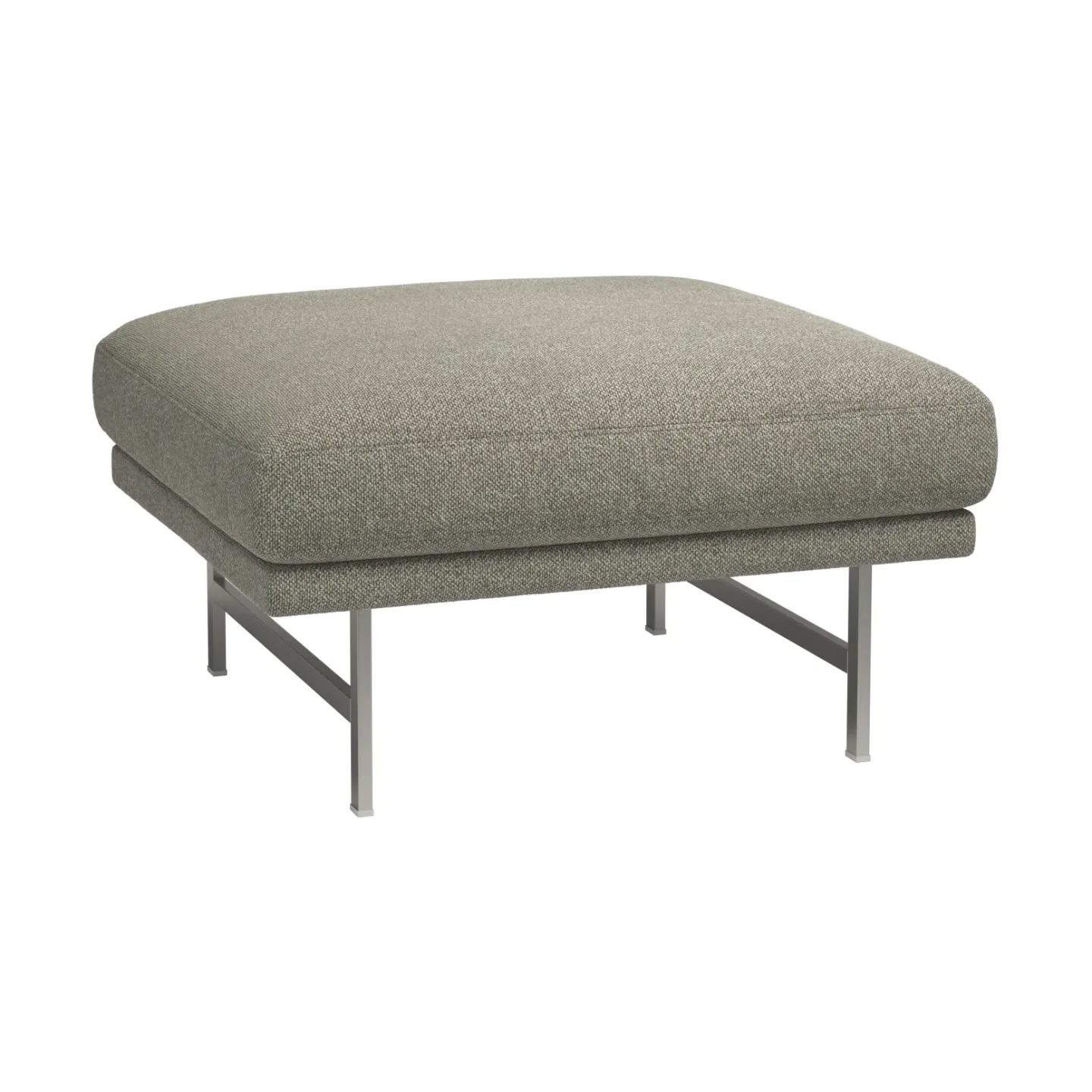 Fritz Hansen Lissoni PL110S pouf 67x75 cm Moss 015-rostfritt stål