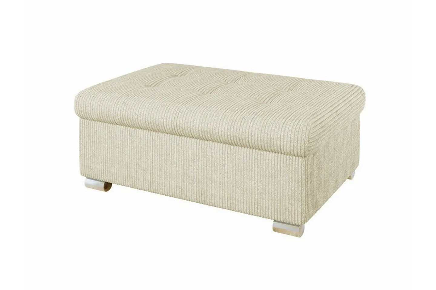 Trefor Fotpall 70 cm - Cream