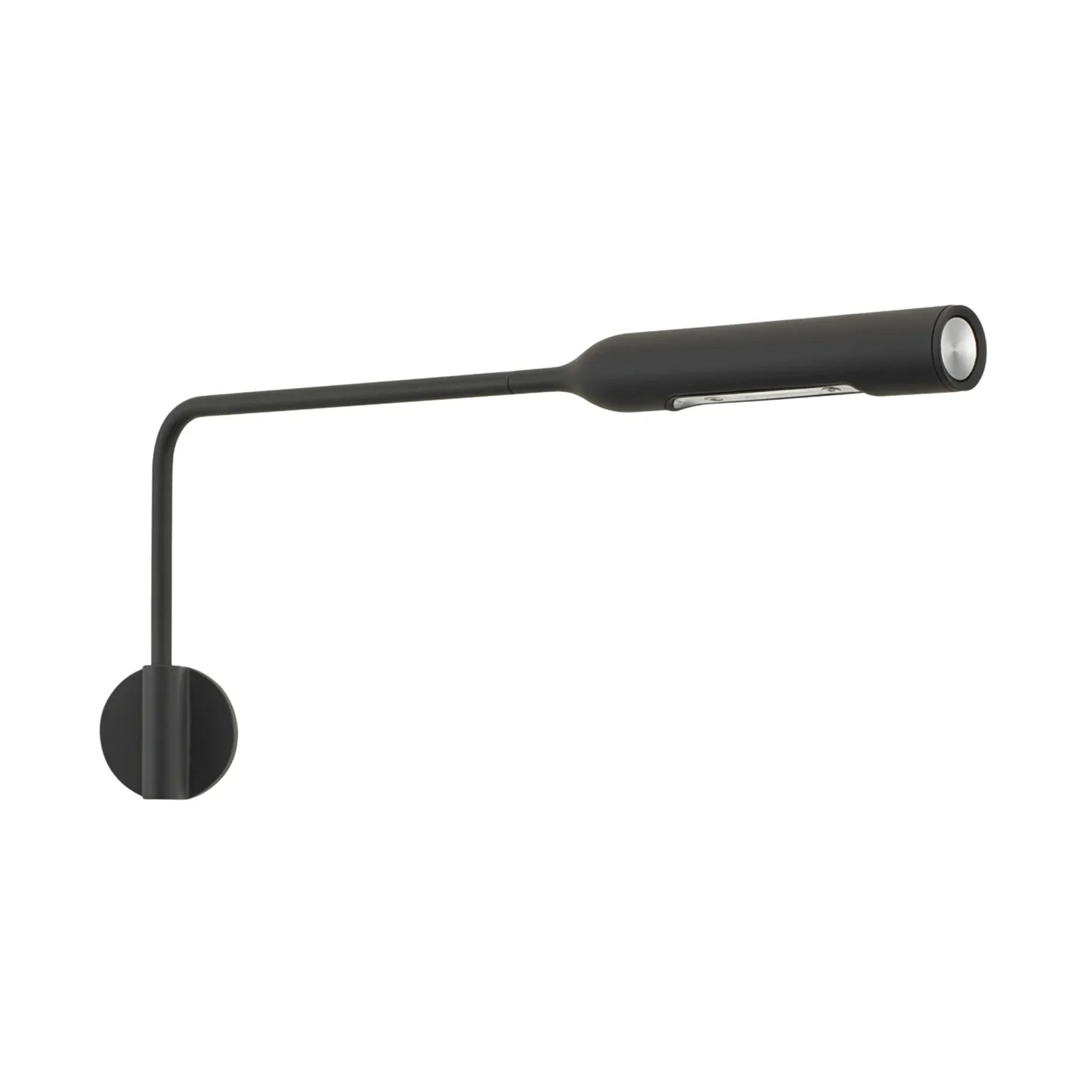 Lumina - Flo Wall vägglampa black soft-touch - Sänglampor - Foster + Partners - Svart - Metall