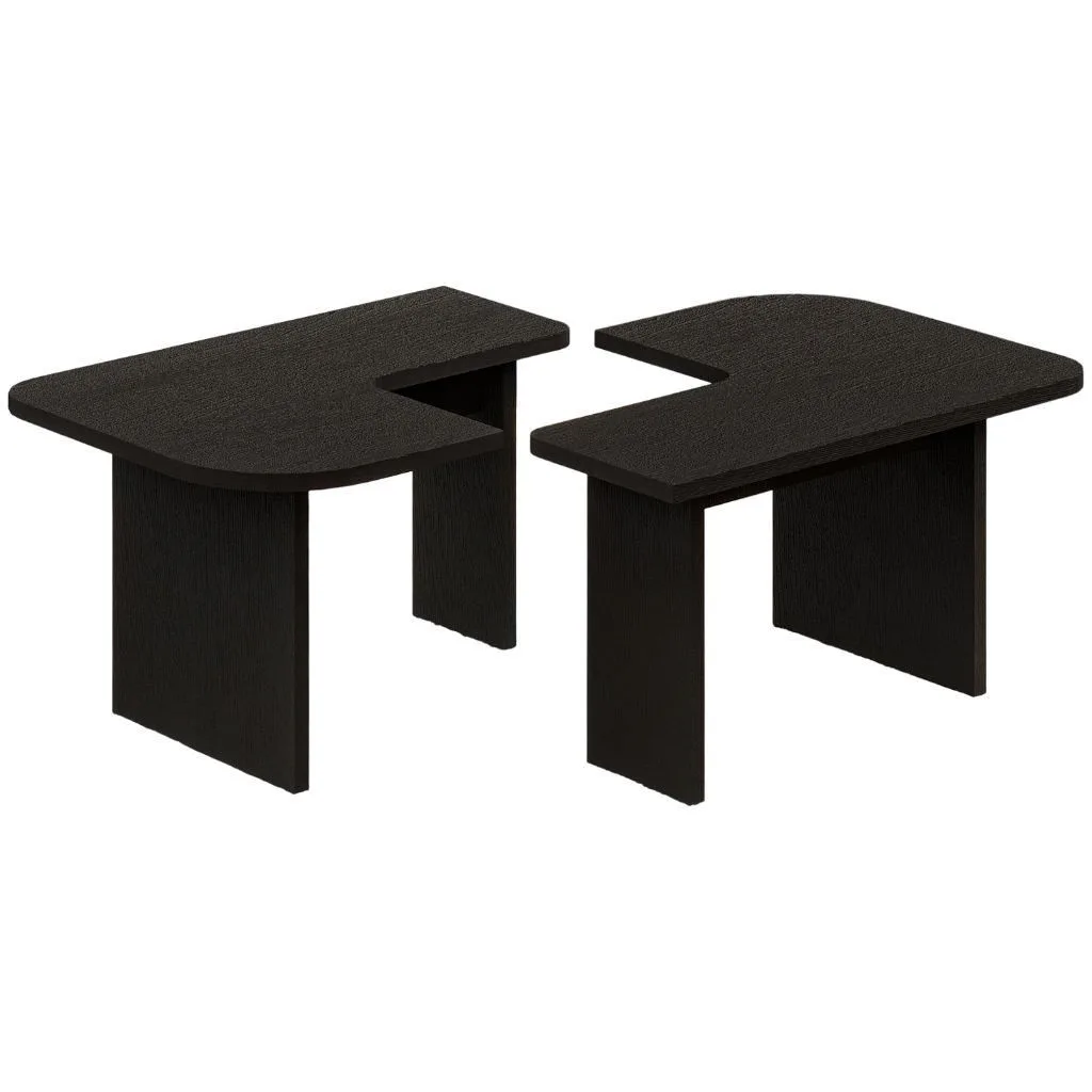 Iris Soffbordsset 90x35x45 cm - Svart