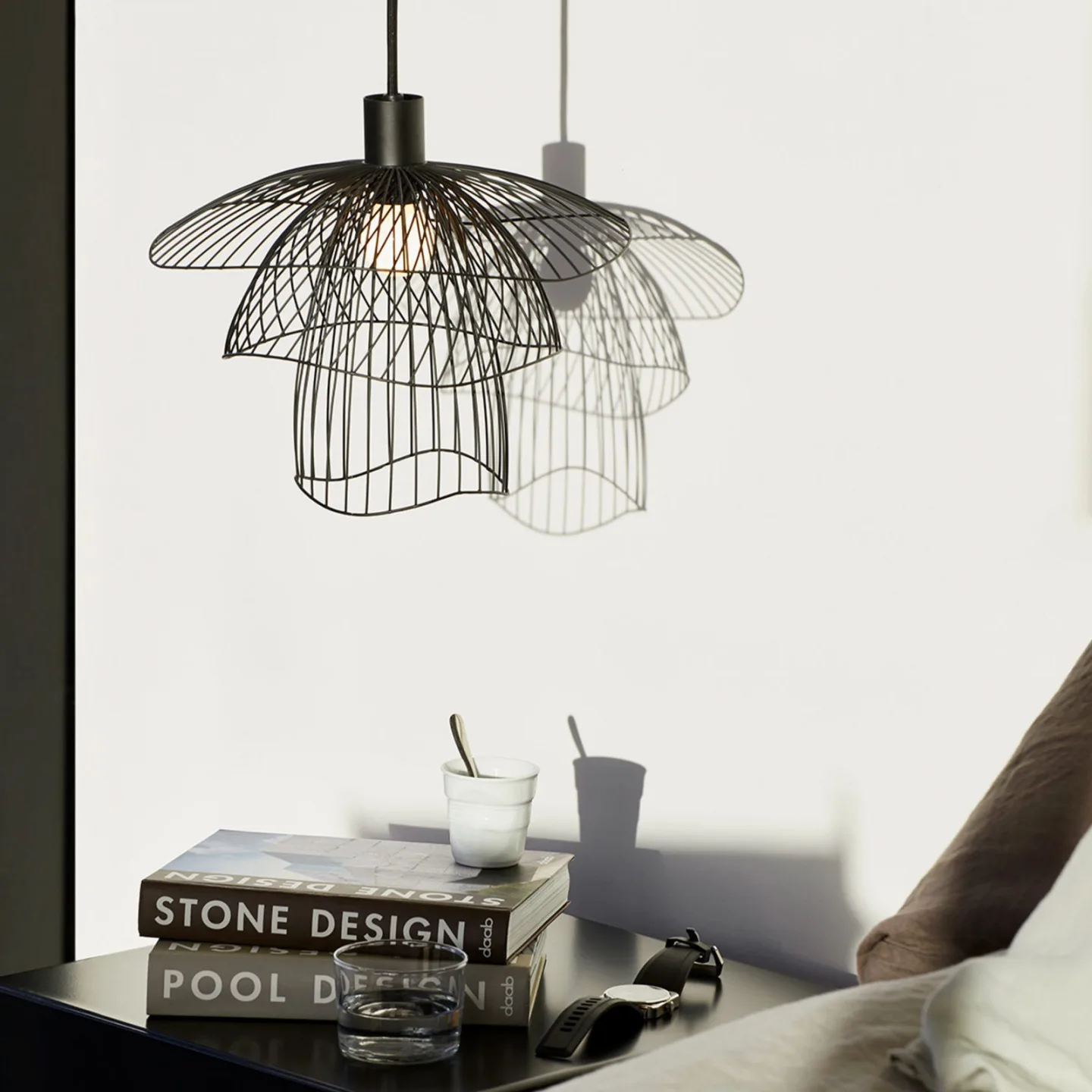Papillon Pendelleuchte XS Black - Forestier Papillon XS - Wohnzimmer - Design - Metall - Einflammig