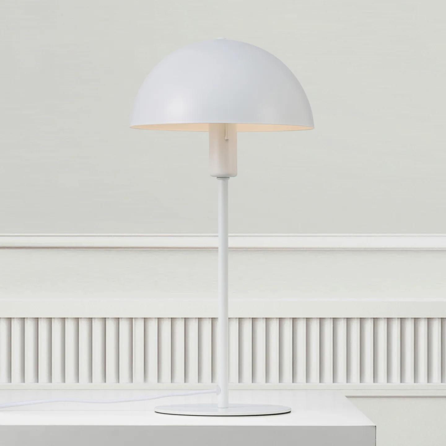 Ellen 20 Tischleuchte White - Nordlux - Wohnzimmer - Skandinavisch - Metall - Mit Schirm