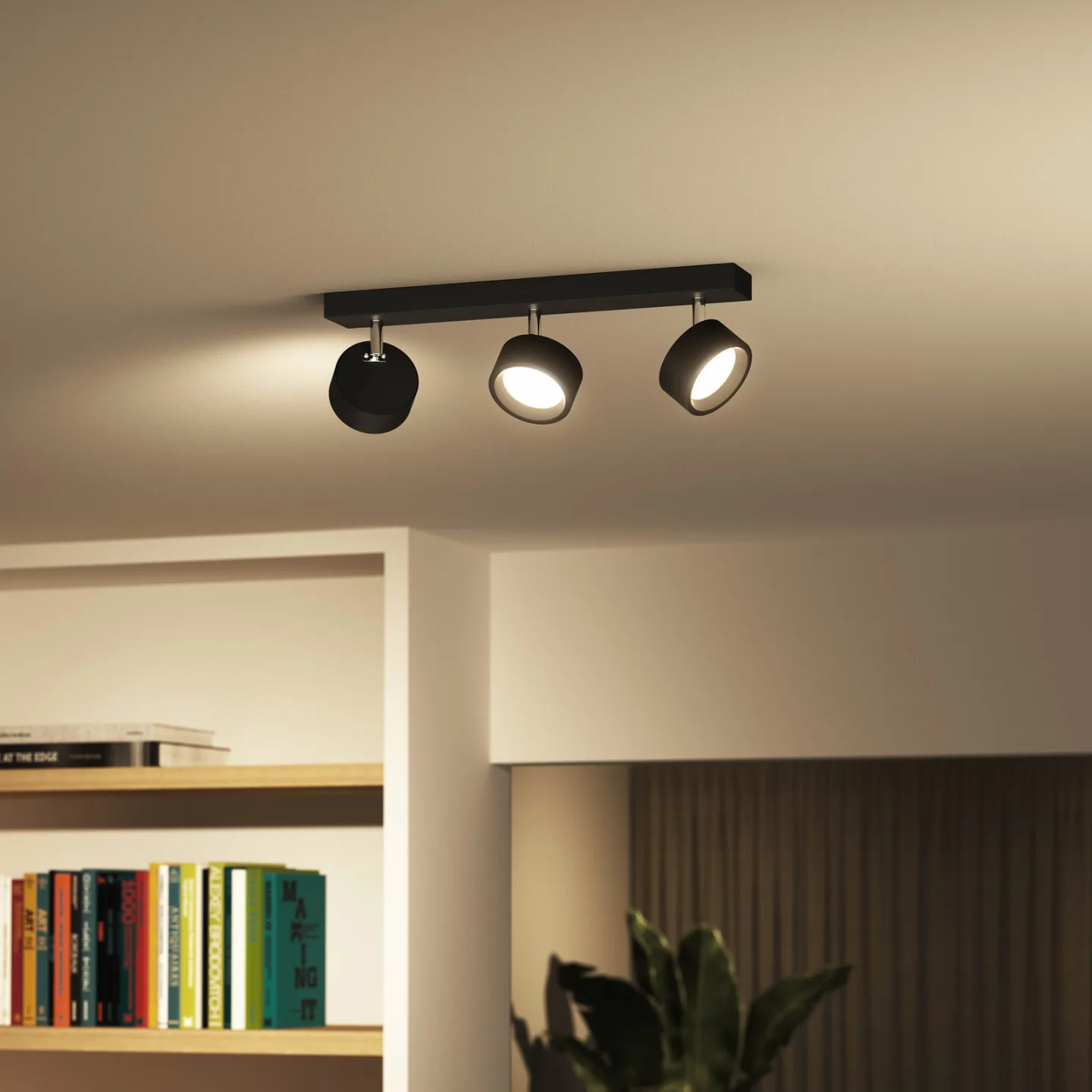 Bracia LED-takspotlight 3 lampor, svart - Philips - Vardagsrum - Modern - Metall - Med flera ljuskällor