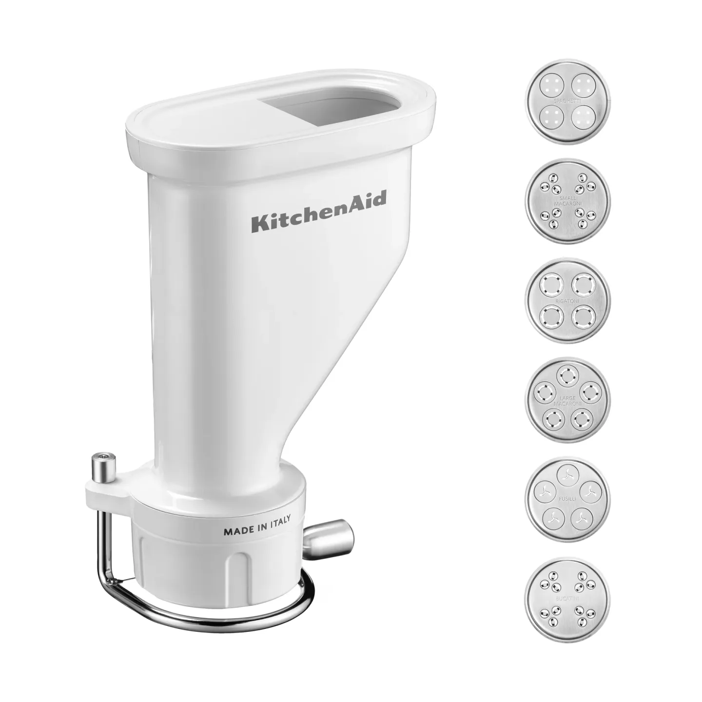 KitchenAid KitchenAid Pastapresse mit 6 Formaufsätzen für Küchenmaschine Weiß