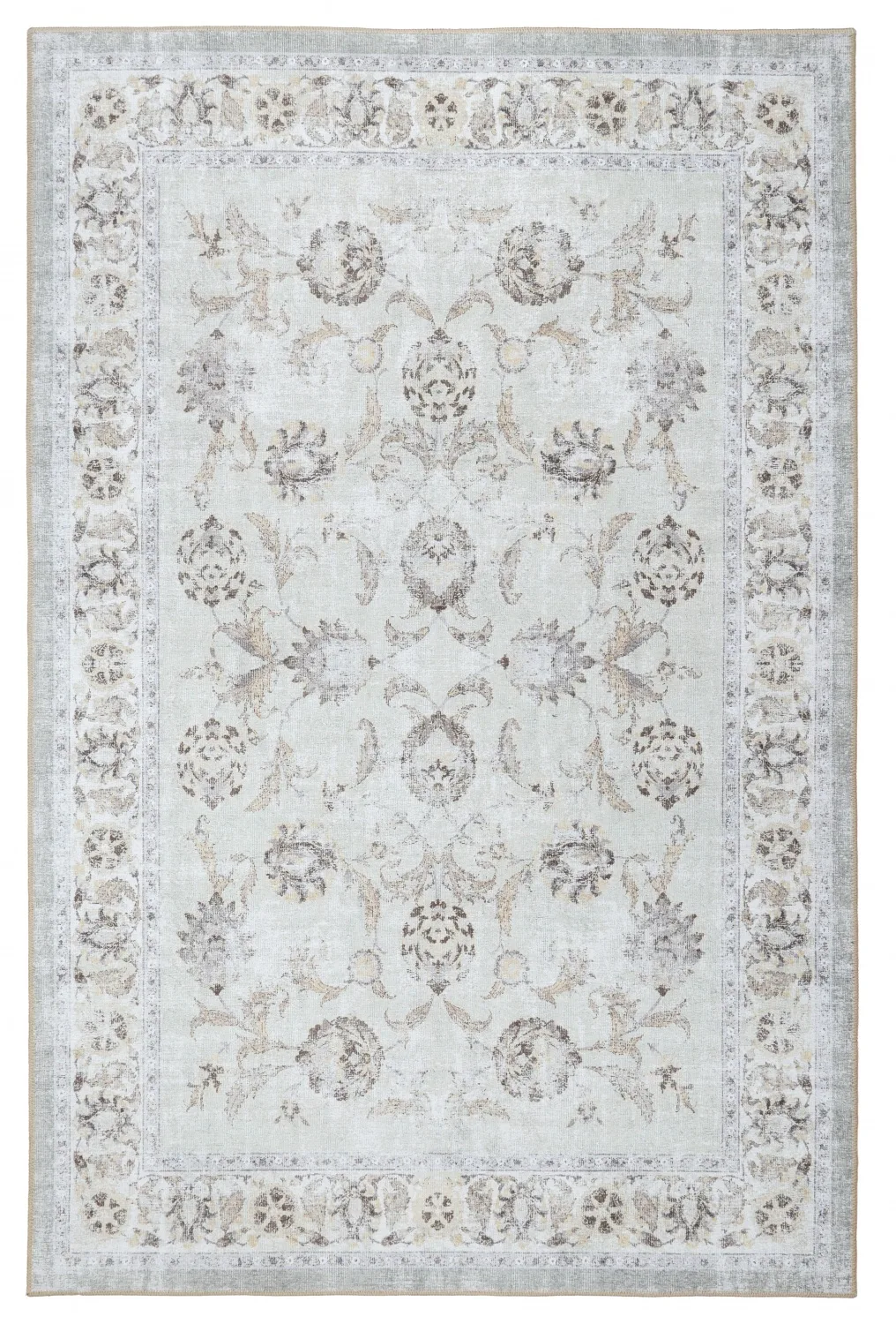 Flatvävd Matta - Adeleine (grå/beige) (Storlek: 150 x 230 cm)