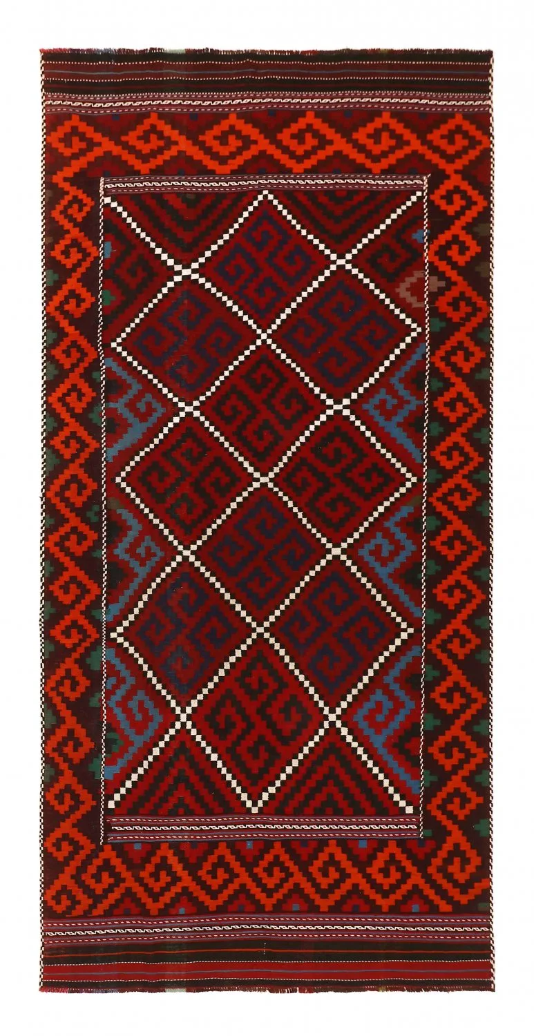Orientalsk kelimteppe 377 x 179 cm (Størrelse: 377 x 179 cm)