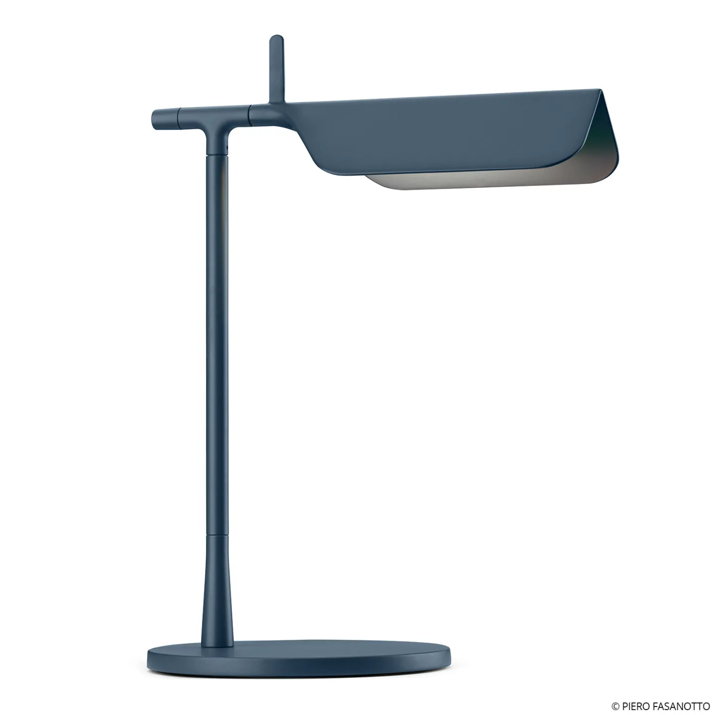 Tab T LED Tischleuchte Mat Blue - Flos - Wohnzimmer - Design - Metall - Einflammig