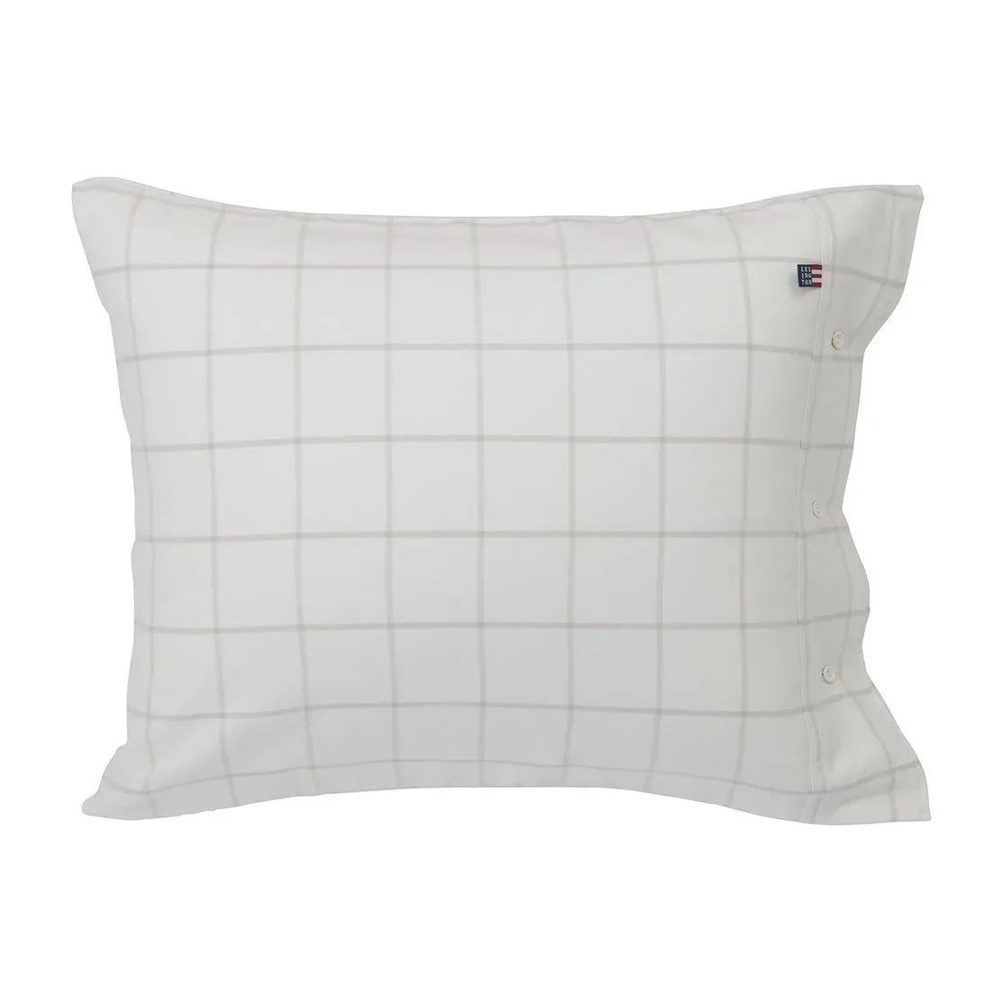 Lexington Hotel Light Flannel örngott 50x60 cm Vit-ljusbeige