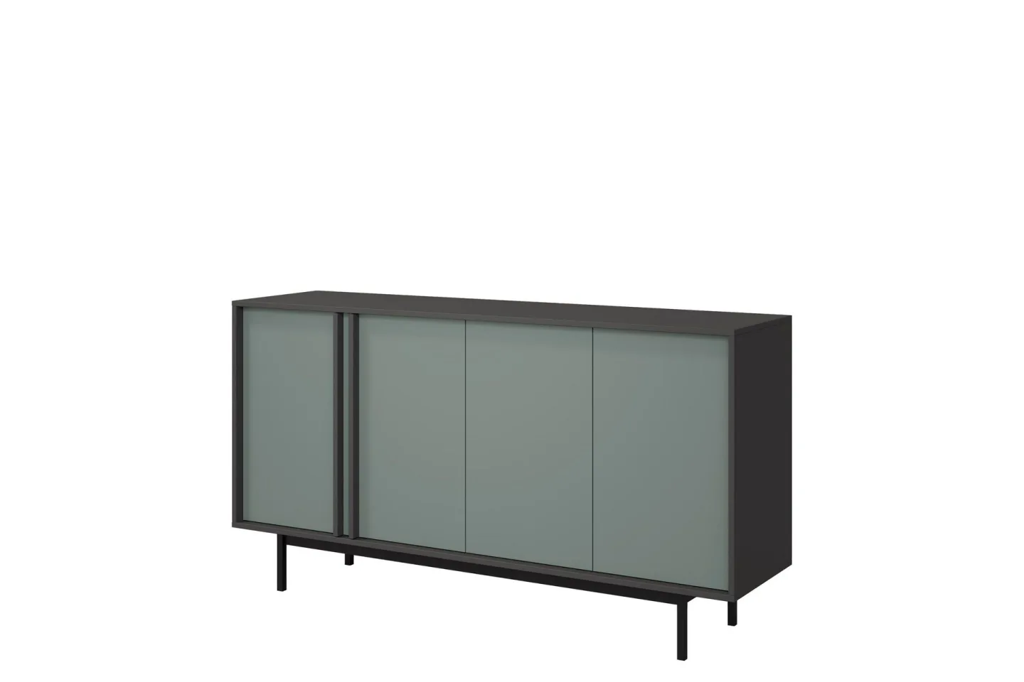 Farshian Skänk 163x43 cm - Grå/Grön