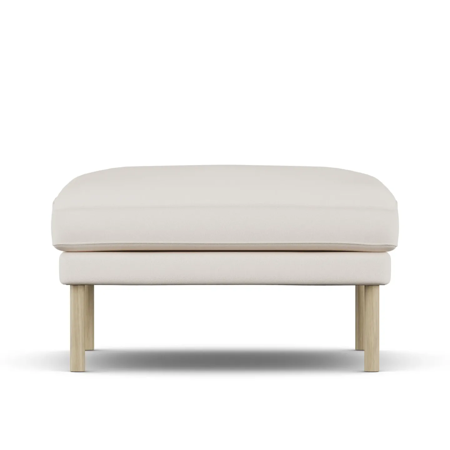 1898 Linnevik Fußhocker Caleido Beige 9600-Eiche weiß geölt