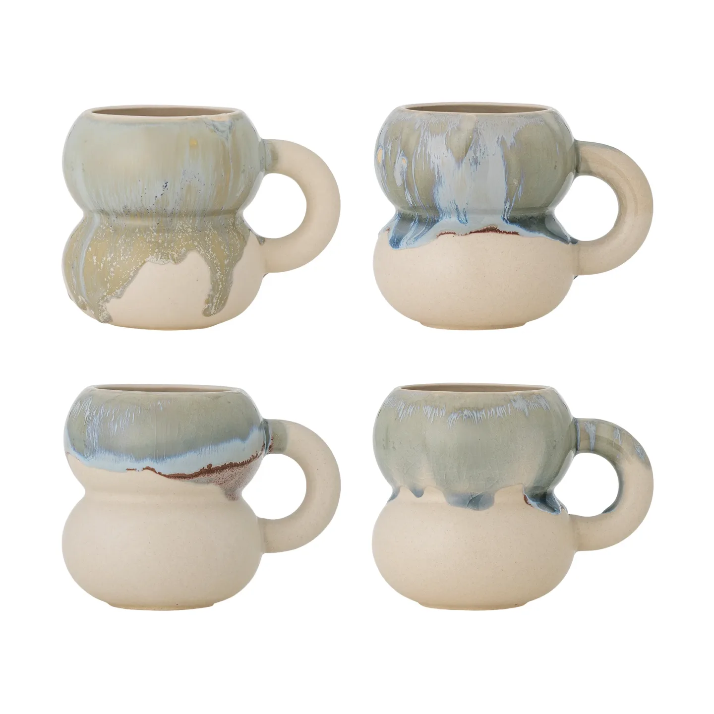 Bloomingville Luna Tasse 4-teilig Blau