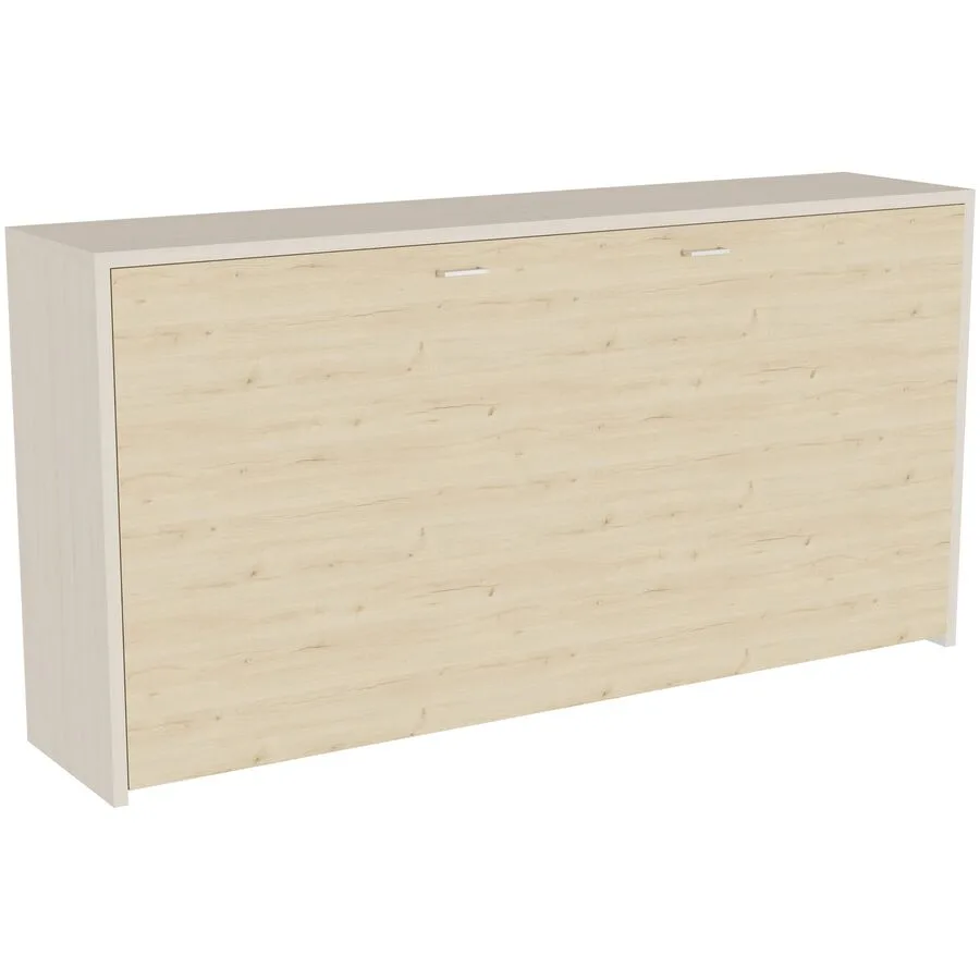 Klappbett Window eiche Holzwerkstoff 90 x 200 cm - Möbel Konfigurator: Traummöbel individuell zusammenstellen