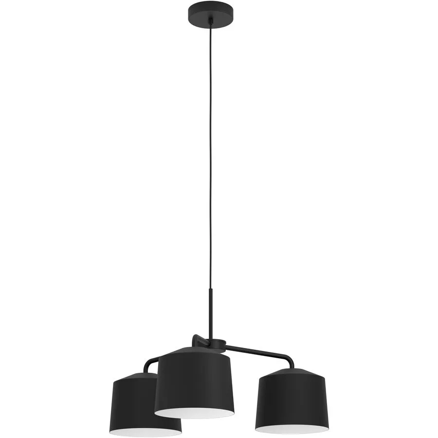 Eglo Pendellampe Caguanes Schwarz/Weiss Stahl 110 cm