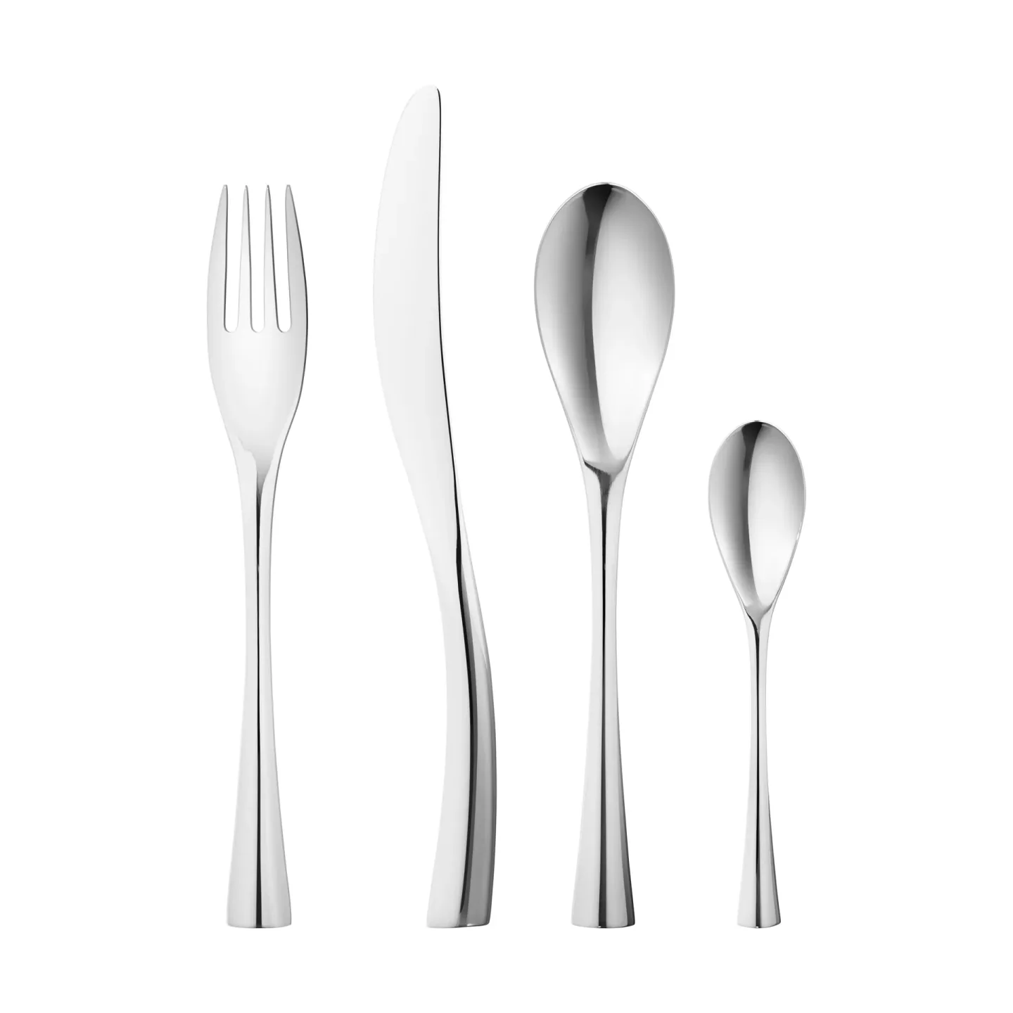 Georg Jensen Cobra Besteckset Edelstahl 4 Teile