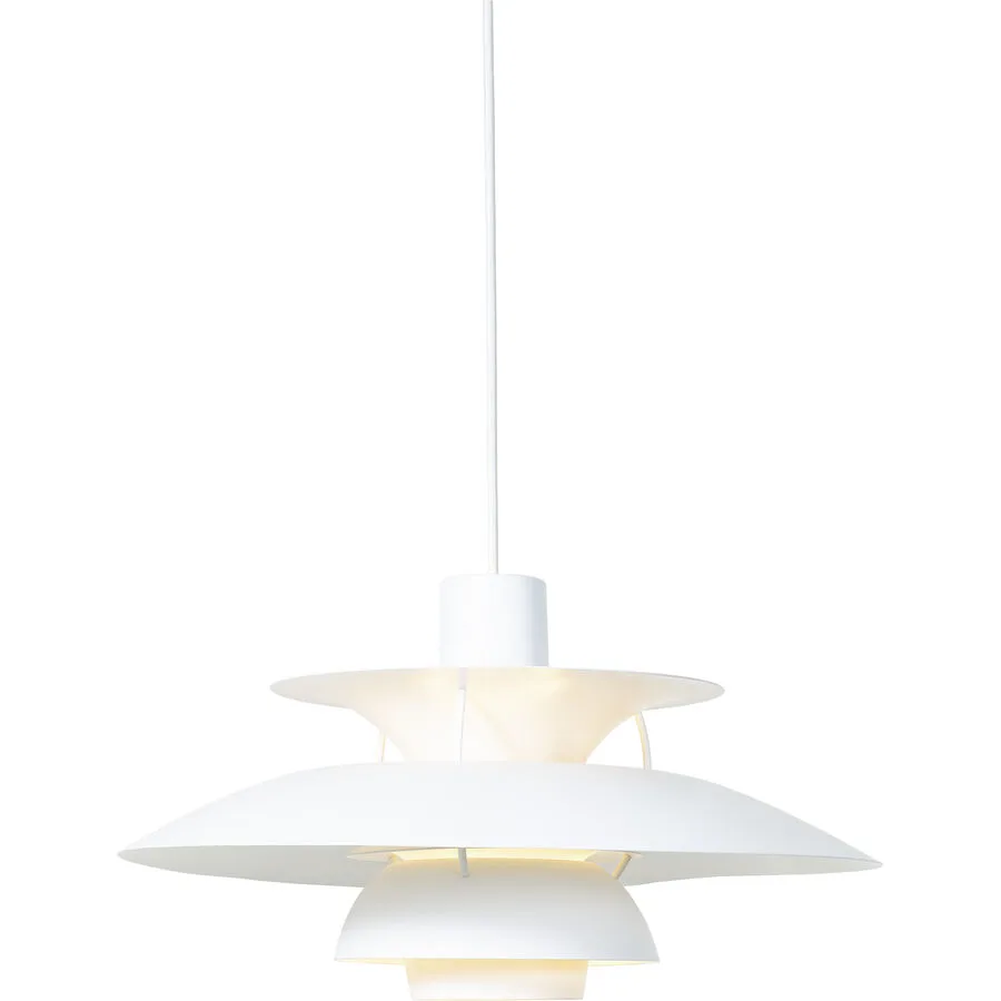 Louis poulsen Pendellampe PH 5 Weiss Aluminium 26.7 cm