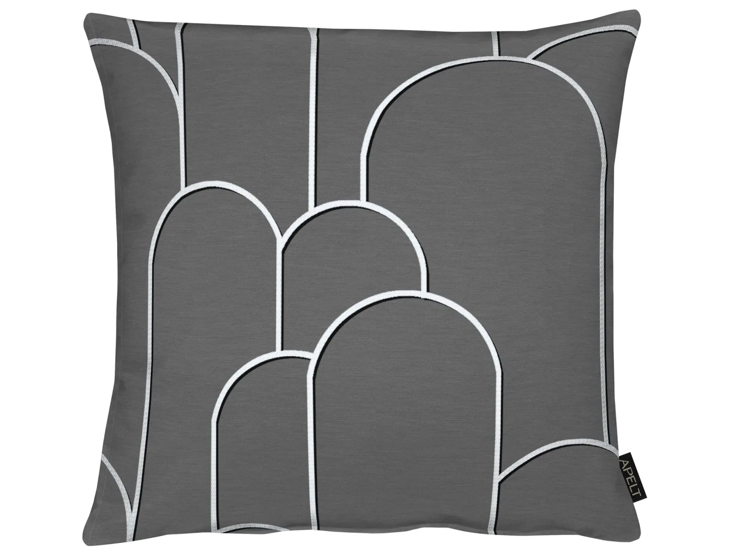 Apelt Kissenhülle Vision Dunkelgrau 49x49 cm | Schubiger Möbel