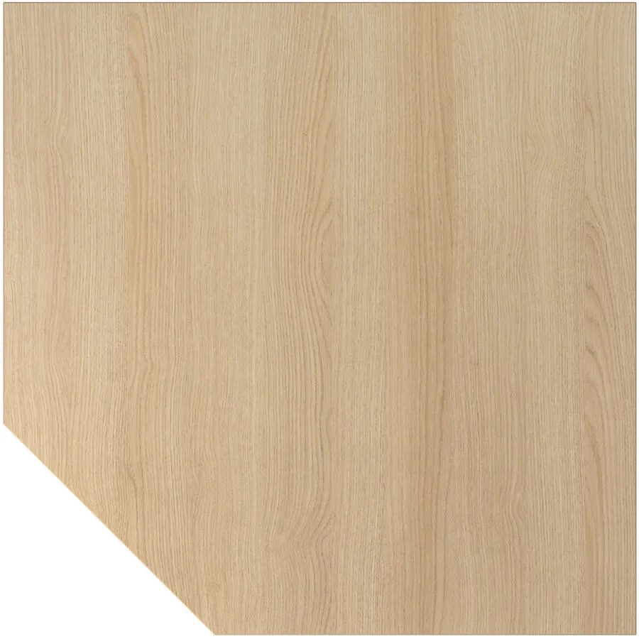 Anbautisch Office eiche Holzwerkstoff B 120 T 120 cm