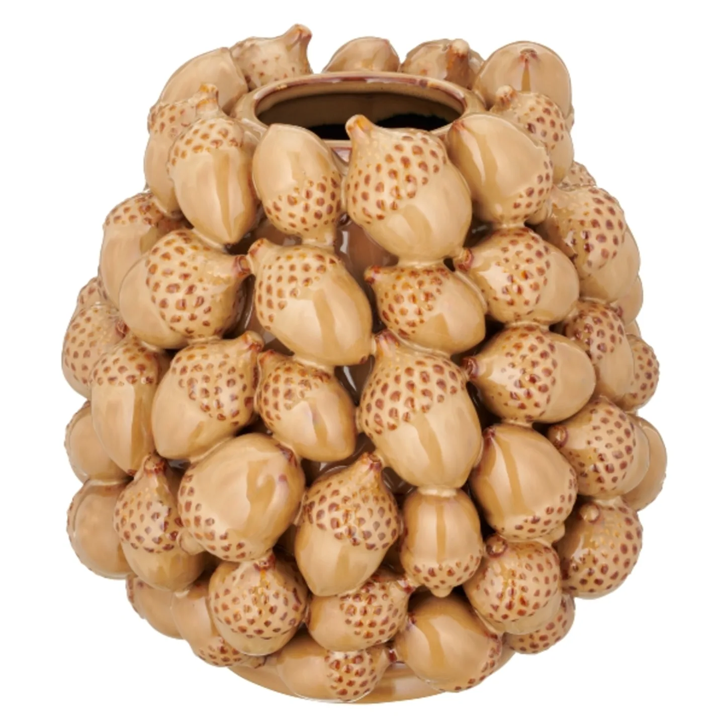 Gasper Vase Eichel Dekoration, Beige | Schubiger Möbel