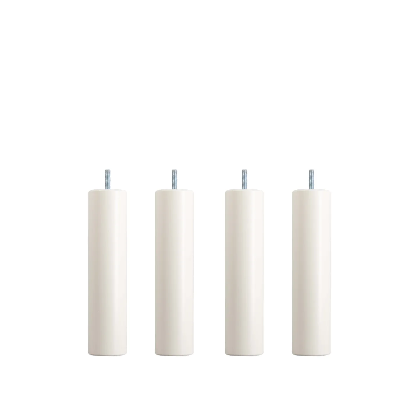 DUX - Dux SC sängben rund vit 23 cm 4-pack - Sängben - Träfärgad - Trä