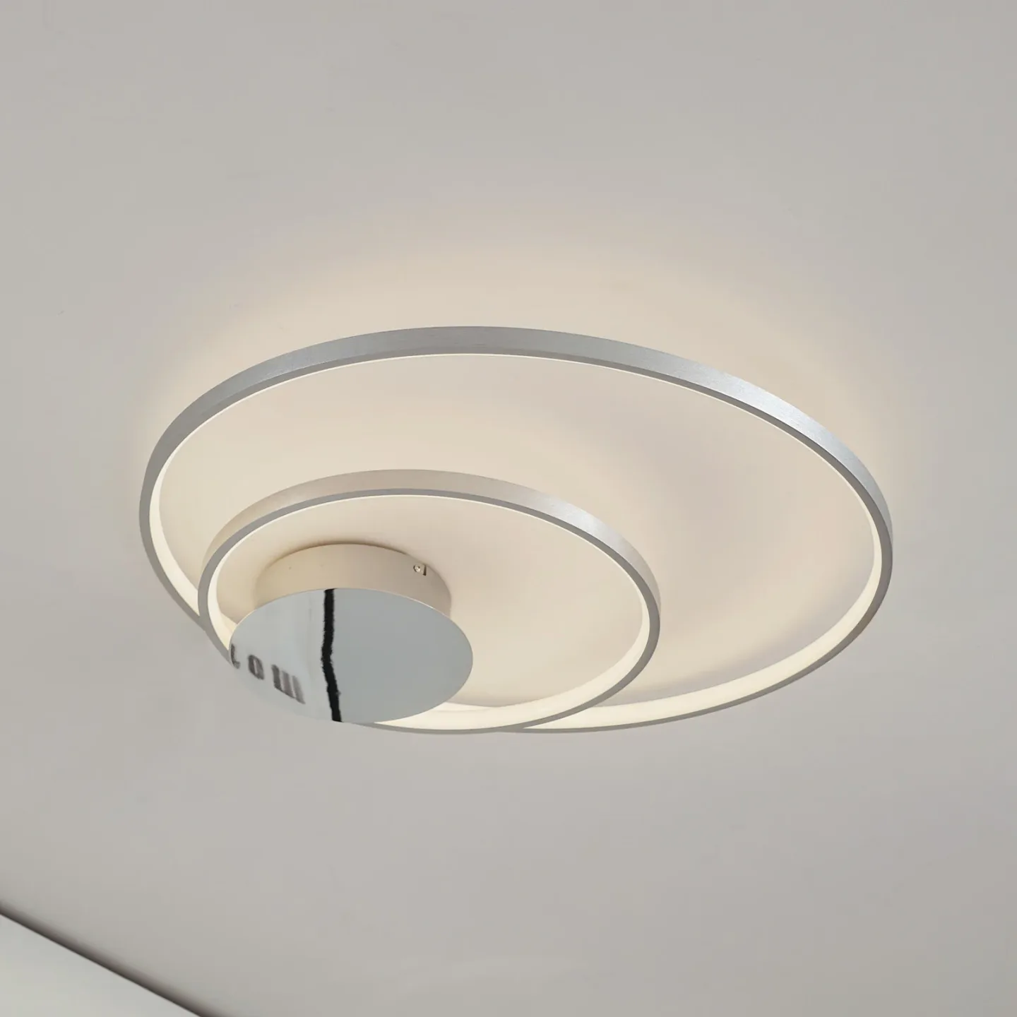 Nerwin Loftlampe Alu - Lindby - Stue - Moderne - Metal - Ring