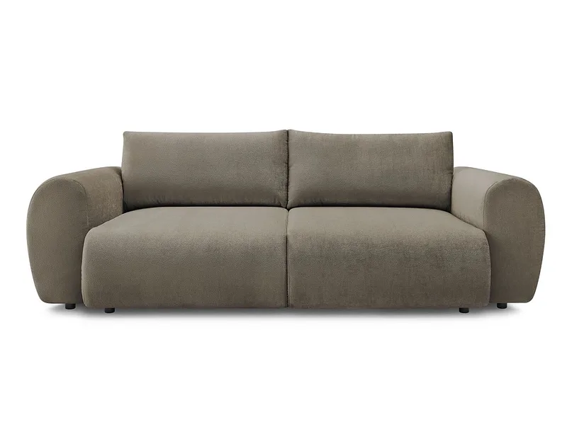 3er Sofa BOBOCHIC LUCIEN Stoff taupe