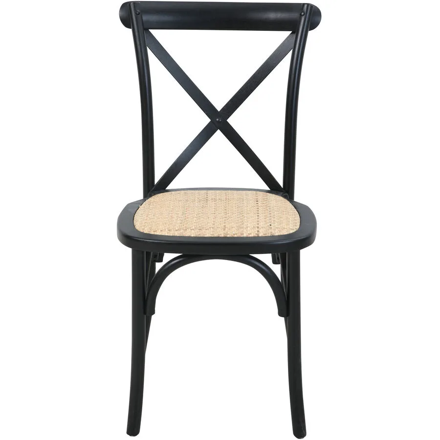Stuhl 2er-Set Kenas natur Hevea, Rattan