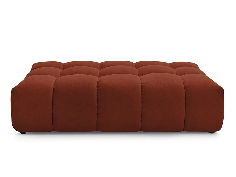 Hocker BOBOCHIC EVEREST 100x166x40cm stoff mit textur orange