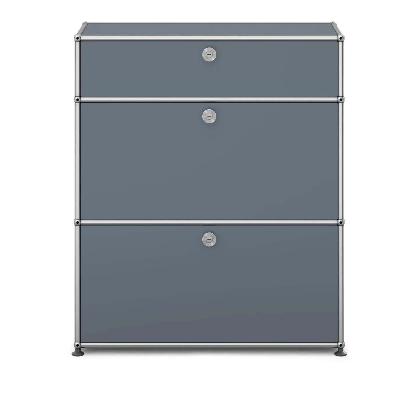 USM - USM Haller Shelf M25 USM Mid Gray - Byråer - Fritz Haller & Paul Schärer - Grå