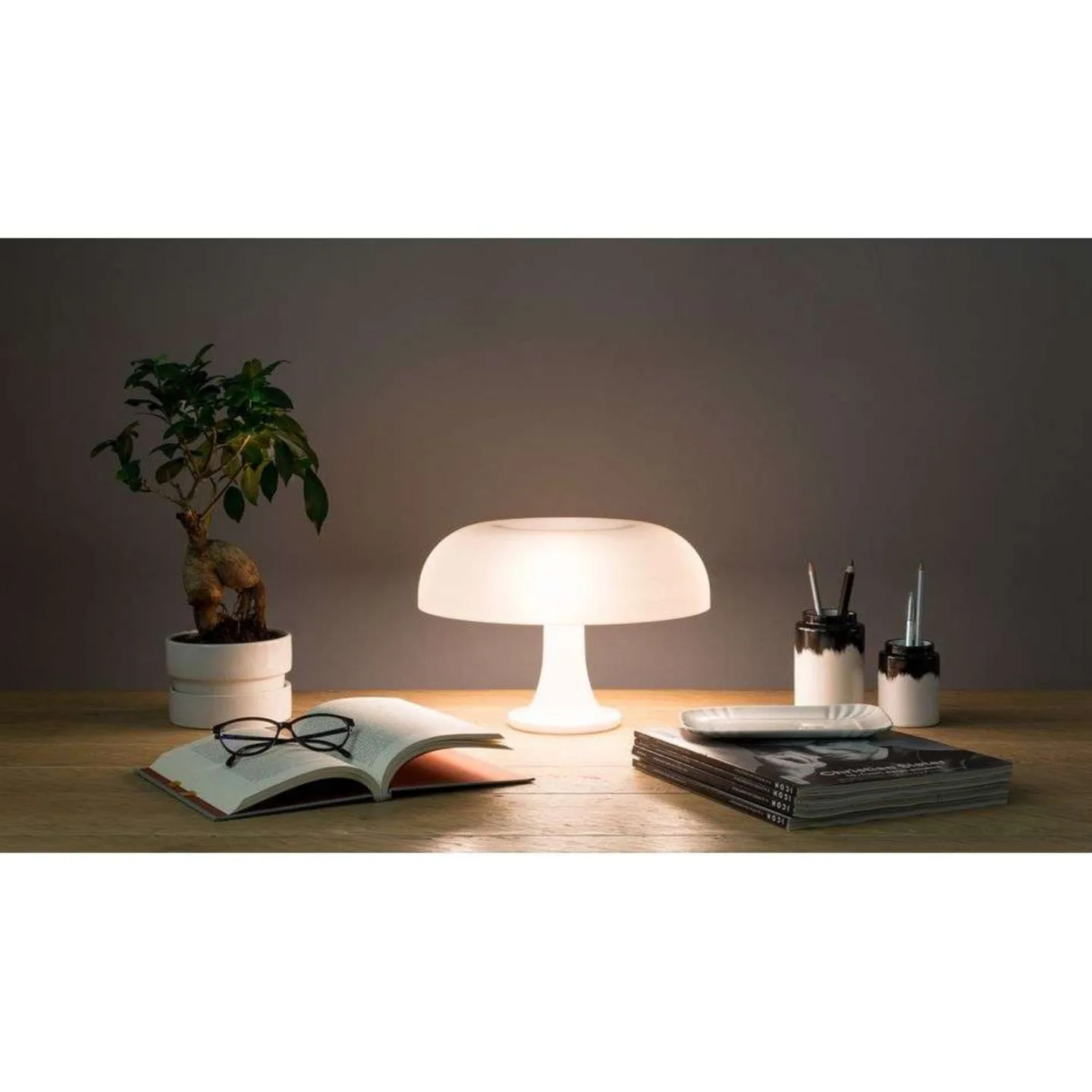 Nessino Tischleuchte Gelb - Artemide - Wohnzimmer - Kunststoff