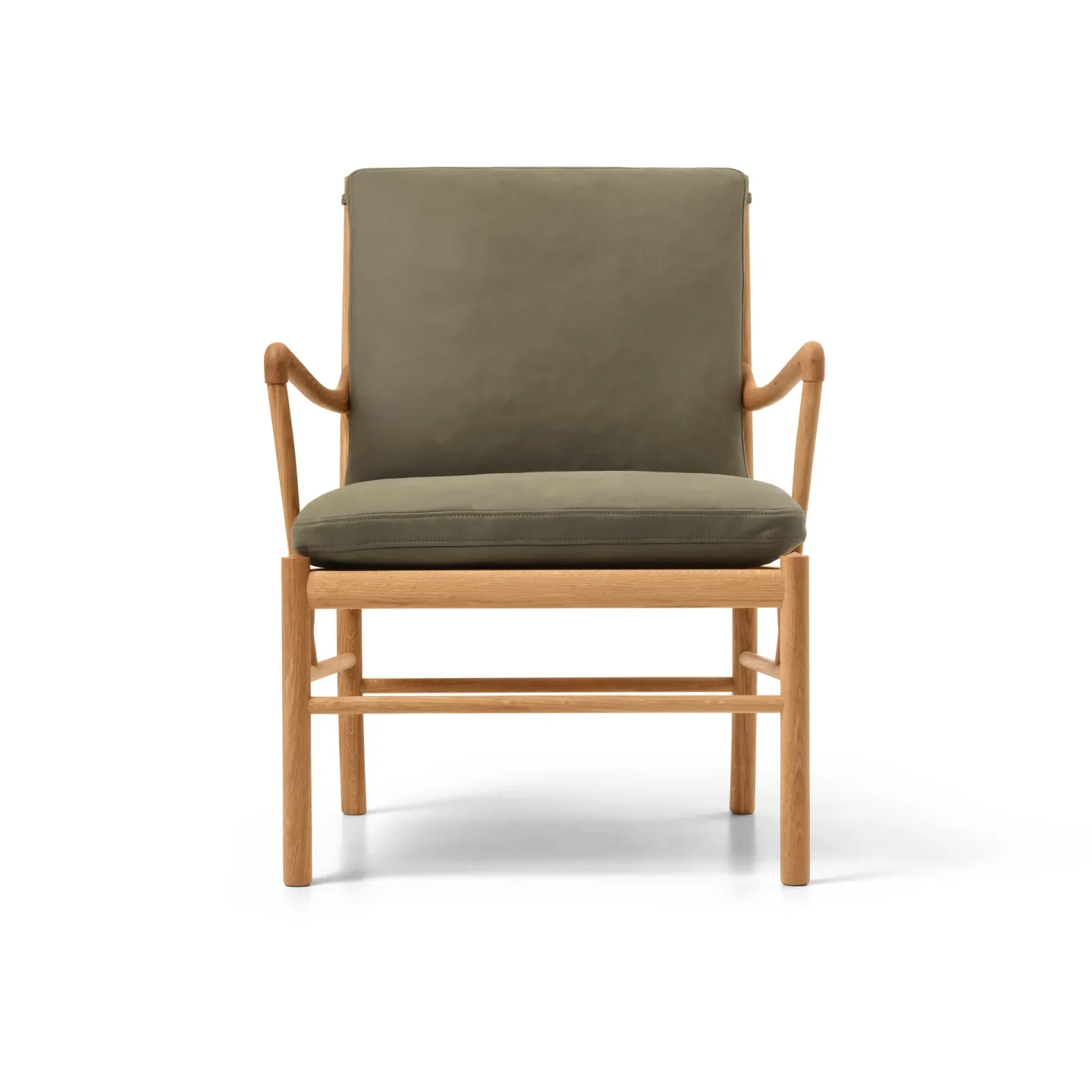 Carl Hansen & Søn OW149 Colonial chair fåtölj Terra 20368 läder-oljad ek